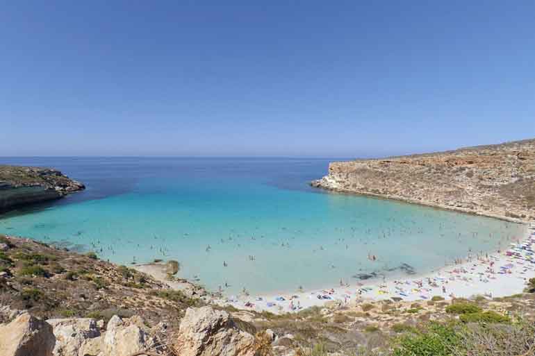 spiaggia Lampedusa e Linosa